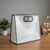 Sacola Transparente Fosca Pvc Alça Plana Preto – 22x26x10cm – 12 unidades – Rizzo