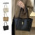Lovito Casual liso de grande capacidade versátil bolsa de ombro para viagem para mulheres LFA64007