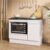 Balcão Cozinha para Cooktop e Forno 105cm 1 Porta 1 Gaveta com Rodapé Veneza Multimóveis MP2295