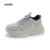 Lovito Superfície de malha sola grossa sapatos de pai tênis para mulheres LFA75066