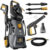 Lavadora de Alta Pressão Cinza 1800W 2000PSI Com Rodas E Aplicador de Detergente WL 2660 TURBO Wap