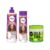 Kit para cacheadas com Shampoo, Ativador e Gelatina Salon Line