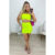 Saia Curta Aplique Logo Planet Girls Amarelo Médio
