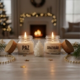 Vela Aromática – Trio Natalino Paz e Gratidão – 1 unidade – Rizzo