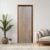 Kit Porta de Madeira Mescla Camarão 210x62cm Batente 11cm Rodam