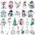 Bamoer 925 Prata Esterlina Contas De Natal Encantos , Boneco De Neve Árvore Elk Padrões Para DIY Pulseira Colar Jóias Fa