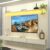 Painel para TV até 90 Polegadas 229x250cm Ripado com LED 3 Gavetas 100% MDF Off White