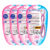 Kit 4 peças barbeador Soleil Clic Rosa + 6 lâminas Recarregáveis Bic