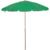 Guarda-Sol Guarapari em Bagum e Haste de Madeira 1,60m Verde Bandeira Bel