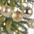 Bolas de Natal em Tubo – Ouro Lisa, Matte e Glitter – 6cm – 6 unidades – Cromus – Rizzo