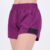 Shorts Rainha Pannel Feminino Roxo e Preto