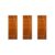 Kit com 3 Folhas de Porta Madeira Decorada 210x80cm Espessura 3,5cm Gaúcha