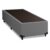 Cama Box 0,79m com 38cm de Altura Prince Suede Cinza