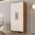 Armário para Escritório Multiuso 2 Portas com Chave 100% MDF Dacar Canela/Offwhite