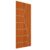 Folha de Porta de Madeira Frisada 210×90 Espessura 3,5cm Valuchi Mogno