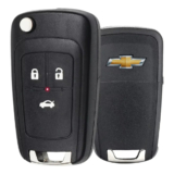 Chave Canivete Controle 3bt Chevrolet Para Alarmes Look Out