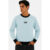 Blusa Moletom Masculina Gola Careca Polo Wear Azul Claro
