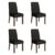 Kit 4 Cadeiras de Jantar 4256 com Espaldar Madesa
