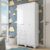 Guarda Roupa Infantil 3 Portas e 3 Gavetas 100% MDF Mimo Branco Brilho