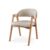 Kit 2 Cadeiras para Mesa de Jantar Gaia Linho Bege