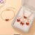 Conjunto De Brincos E Pulseira Com Pingente De Borboleta Pérola Para Meninas