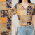Lovito Blusa Elegante Estilo Resort Blusa Casual Para Primavera/verão Para Mulheres L149ED453
