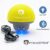 Mini Caixa de Som Bluetooth Cogumelo H’maston com Ventosa (Cor Verde)
