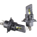 Par Lâmpada LED Shocklight Nano Farol S14X H4 H19 6500K 5000Lm 12V 22W Luz Branco Frio Farolete