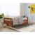 Bicama 90x190cm em Madeira Maciça Double Yescasa Amendoa