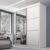 Guarda Roupa Casal 2 Portas 3 Gavetas com Espelho 100% Mdf Grécia Branco