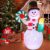SUNDANCE Boneco De Neve Inflável Quintal Jardim Explodir Com Luzes LED Giratórias Plugue Americano Brinquedo De Balão In