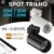 1M Trilho + 3 Spot LED 30W 20W 15W 10W Eletrificado + Trilho Tubinho Preto e Branco Bivolt
