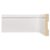 Kit Rodapé de MDF 15 Barras Frisada de 10cmx15mmx1,80m com 27m Lineares 1002  Branco Frisado