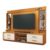 Estante Home Theater com Espelho e Vidro Para TV Até 75 Polegadas 2,40m Leni EDN