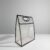Sacola Transparente Fosca Pvc Alça Plana e Botão Preta – 31x24x12,5cm – 1 unidade – Rizzo
