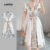 Vestido estampado com posicionamento de manga curta e gola alta-DRB152PBD053