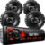 Combo Kit Auto Radio Som Aparelho Automotivo Usb Pioneer + 4 Falantes Portas de 6 polegadas