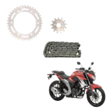 Kit Relação Tração Transmissão Com Retentor Fazer 250 2018 2019 2020 2021 A 2025 MODELO ORIGINAL
