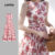 Lovito Vestido Boho com Zíper Vestido Vermelho com Pregas para Primavera/verão para mulheres L154ED1005