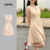 Lovito Vestido Casual de Metal para Primavera/verão para mulheres L150ED607