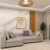 Painel Ripado em Barra 250×49,6cm (1,24m²) Wpc Gelius Móveis 100% Mdf Naturale