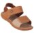 Papete Sandália Infantil Casual Klin Anatômica e Confortável Com Velcro  – Caramelo