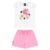 Conjunto Blusa Florezinhas e Short Bee Loop