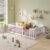 Cama Montessoriana Solteiro Com Grade Giulia Casatema MadeiraOriginals Branco