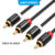 Vention 2RCA Ao Cabo Banhado A Ouro Estéreo 2RCA Para Home Theater