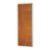 Kit Porta de Madeira Decorada 212x75cm com Batente de Alumínio 3,6cm Cantareira Mgm Mogno