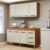 Cozinha Completa Modulada 7 Portas 3 Gavetas Atenas Nature/Off White