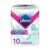Absorvente Libresse Pure Sensitive Noturno Ultrafino Extrassuave com Abas 10 Unidades