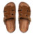 Chinelo Feminino Beira Rio Flatform Camurça Caramelo