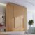 Guarda Roupa Solteiro MDF 4 Portas 3 Gavetas Paris Plus Cinamomo
